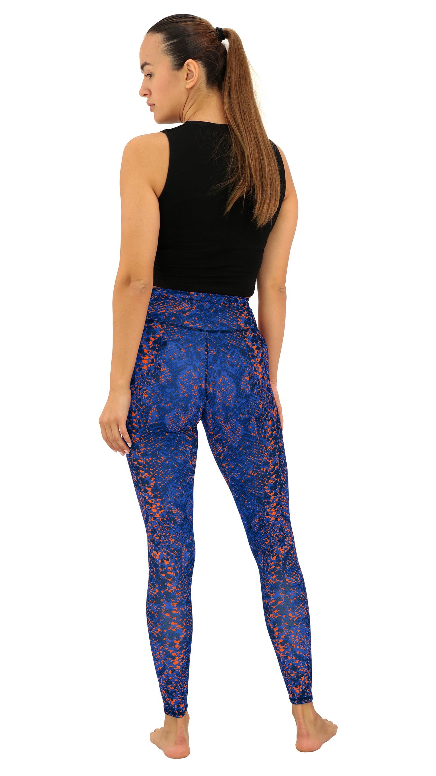 Zubaz NFL Women's Field Goal Primary Post Leggings, Chicago Bears