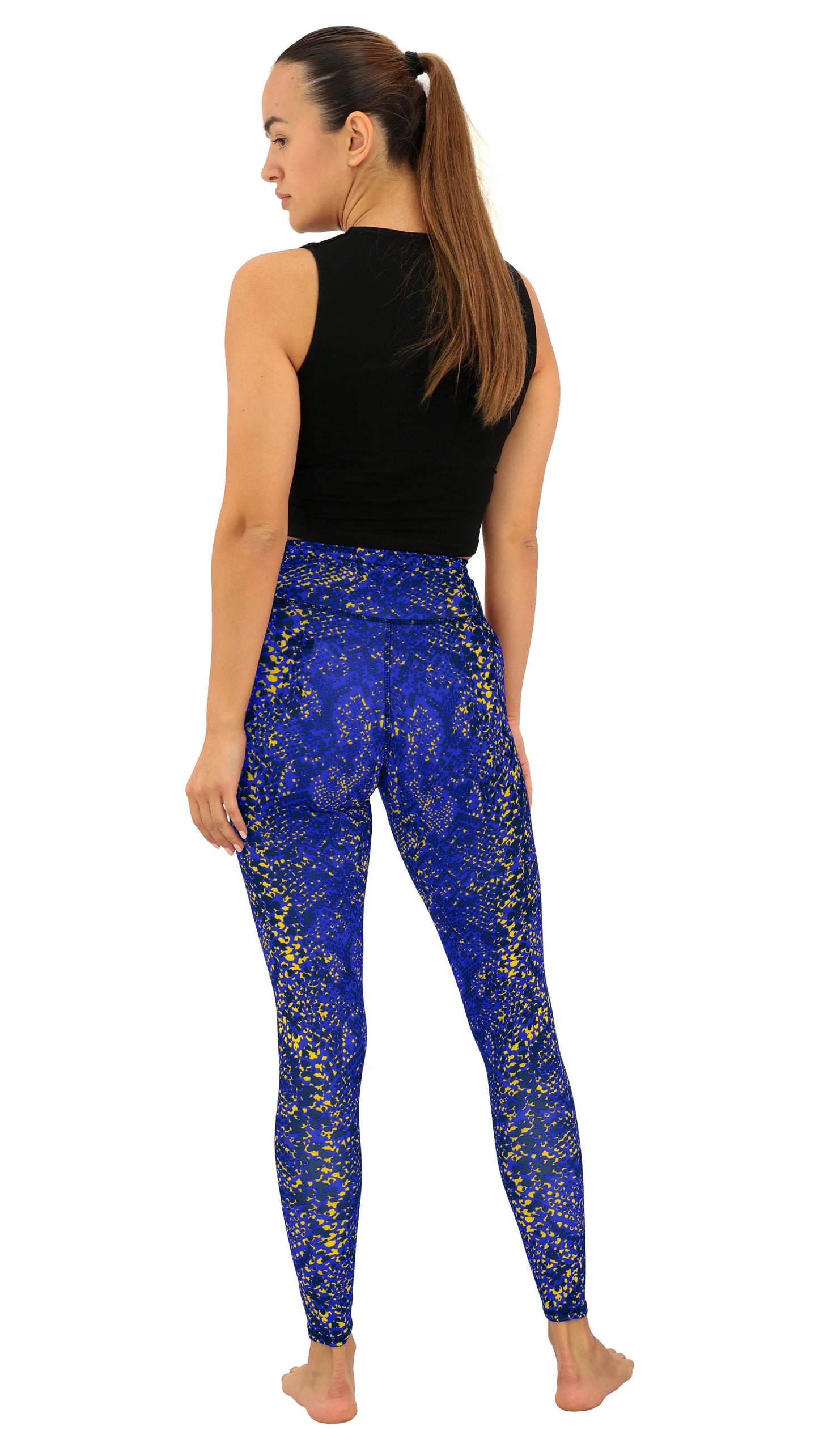 Zubaz NFL Women's Field Goal Primary Post Leggings, Los Angeles Rams