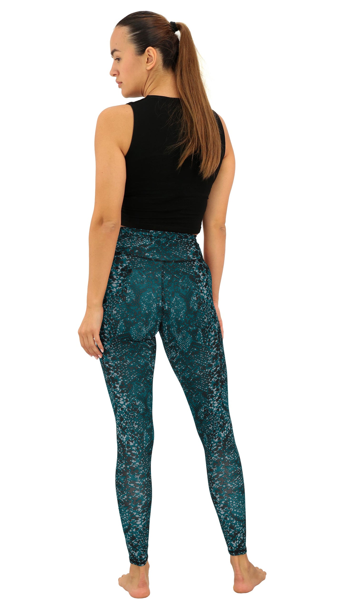 Zubaz NFL Women's Field Goal Primary Post Leggings, Philadelphia Eagles