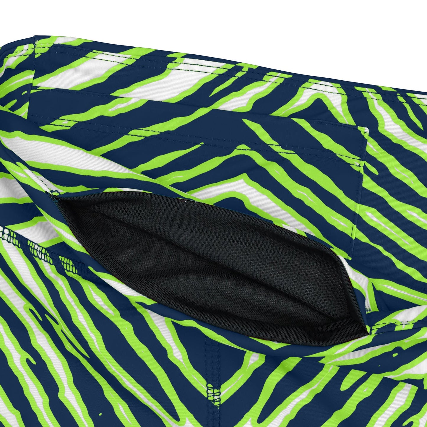 Zubaz NFL Women's Embroidered 3 Color Zebra Leggings, Seattle Seahawks