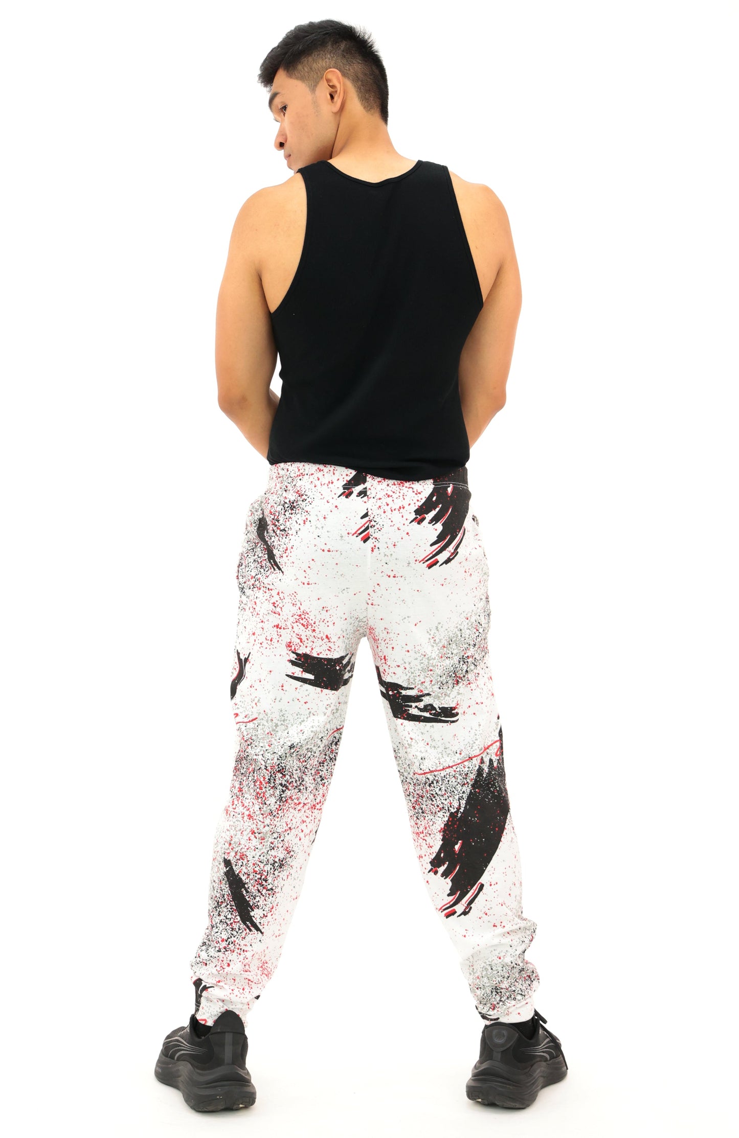 Zubaz NFL Adult Unisex Z88 Embroidered Confetti 3 Color Pants, Tampa Bay Buccaneers