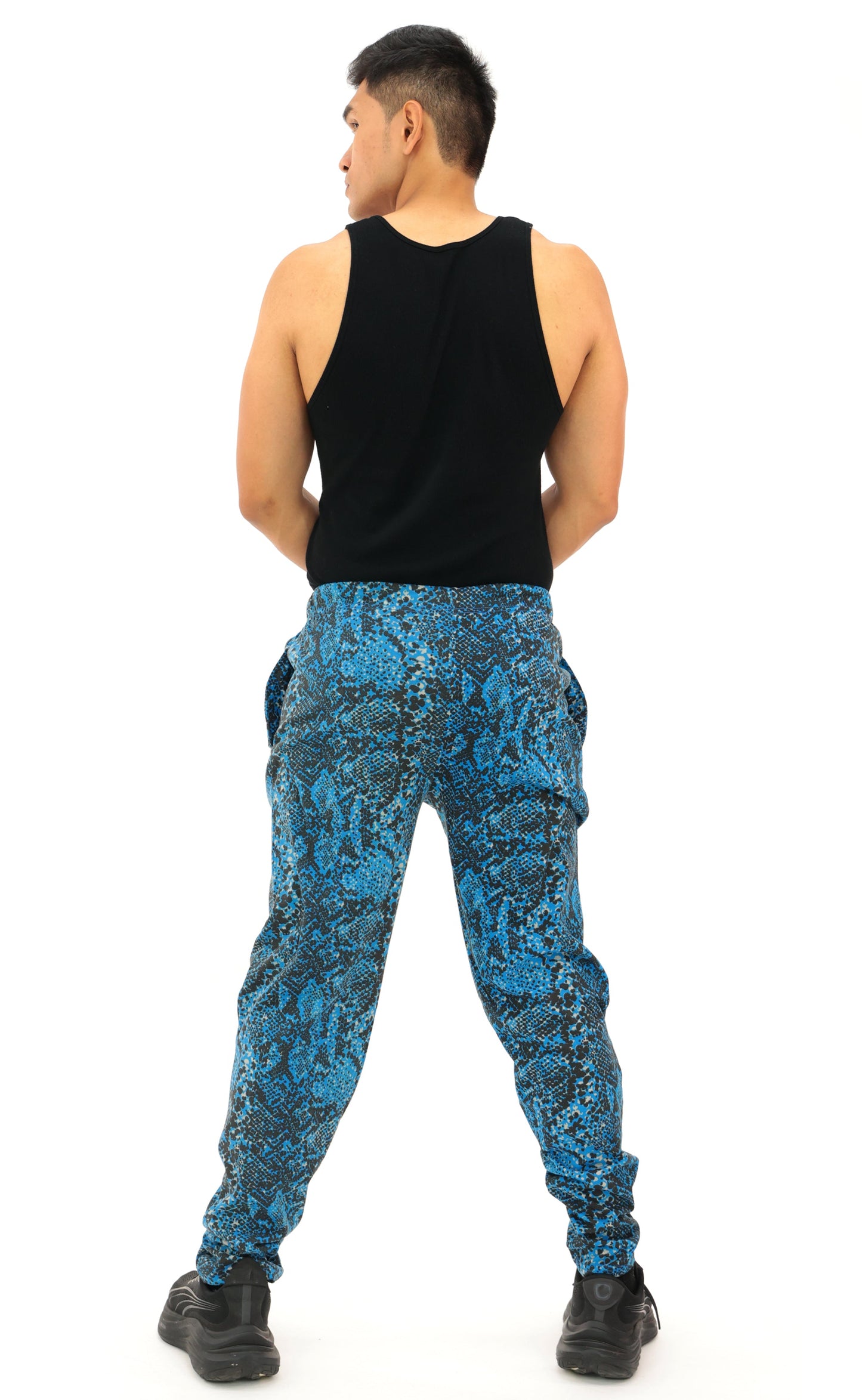 Zubaz NFL Adult Unisex Z88 Embroidered Post Pattern Pants, Detroit Lions