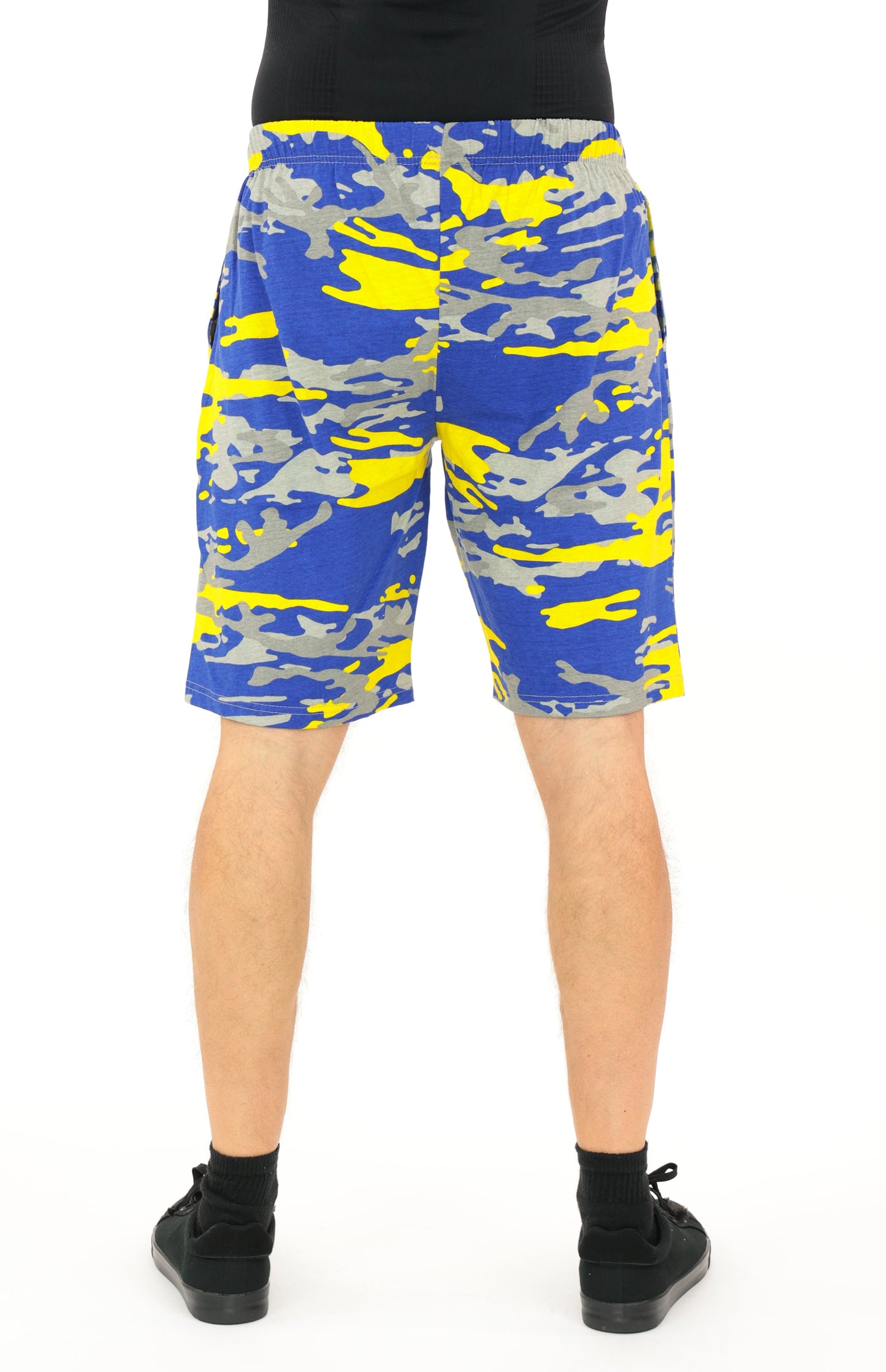 Zubaz NFL Adult Unisex Z88 Embroidered Alt Camo Shorts, Los Angeles Rams