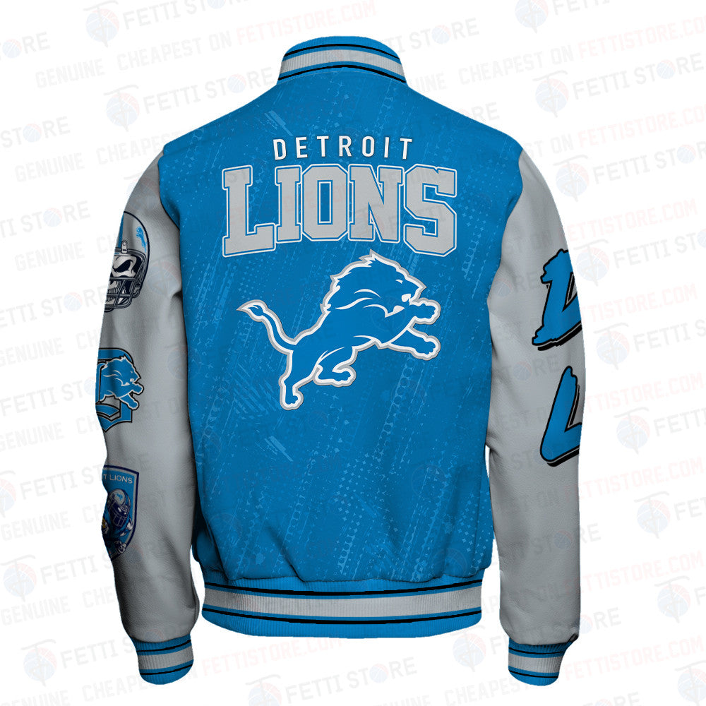 Detroit Lions National Football League Unisex Varsity Jacket SFAT V5