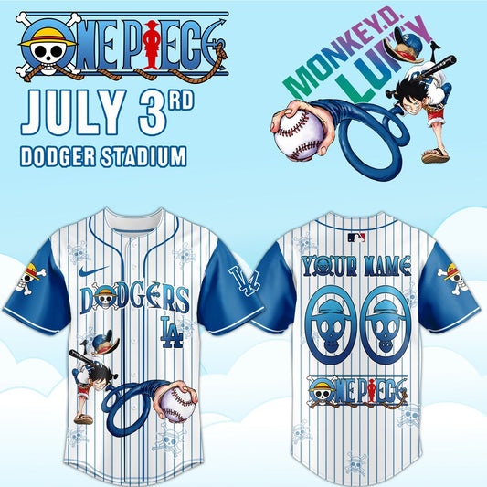 ONE PIECE Night with the Los Angeles Dogger 2025 Jersey