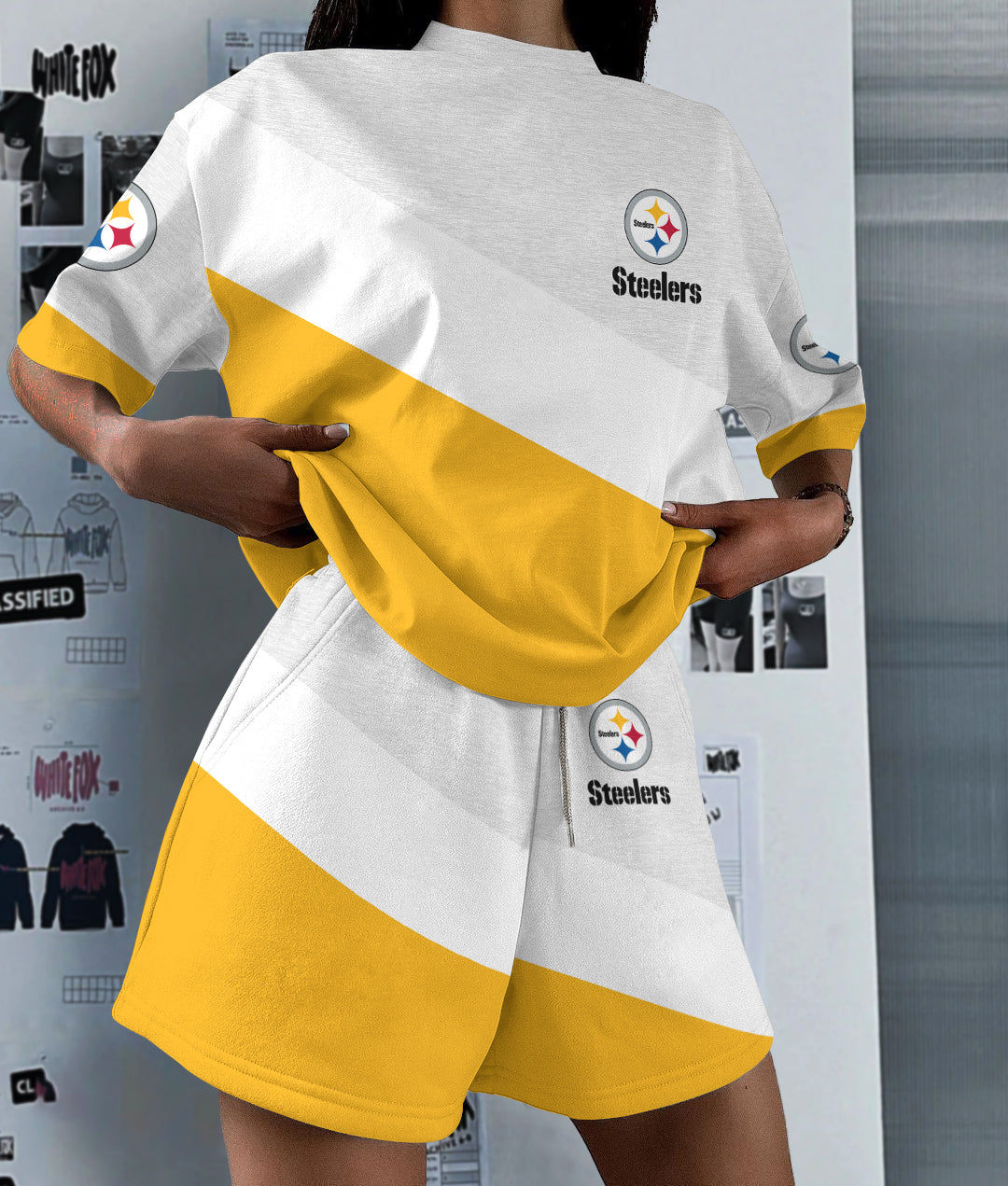 Pittsburgh Steelers Limited Edition Women's T-Shirt & Short Set