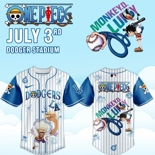 Los Angeles Dodgers _ ONE PIECE Night Limited Jersey 2025