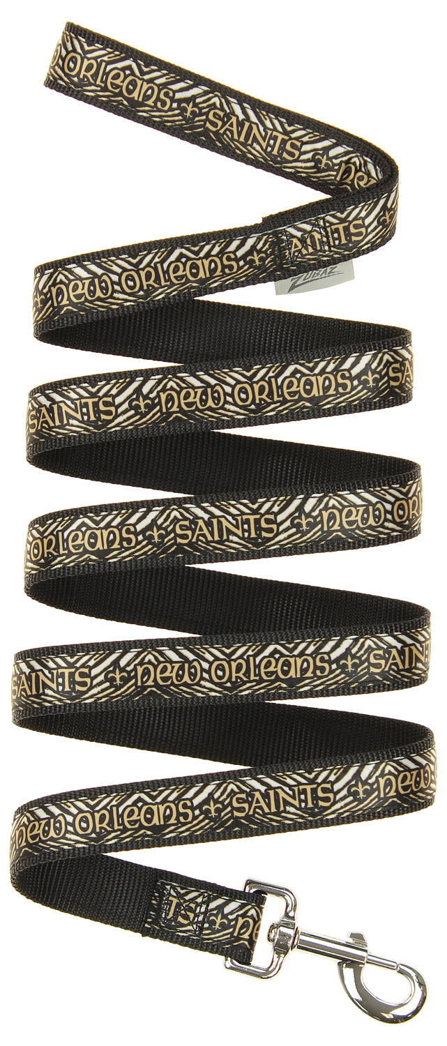 Zubaz X Pets First NFL New Orleans Saints Team Logo Leash For Dogs