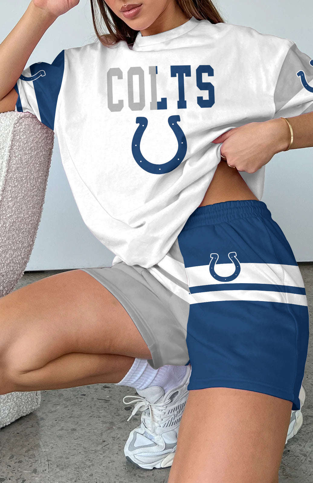 Indianapolis Colts  Limited Edition Women's T-Shirt & Short Set