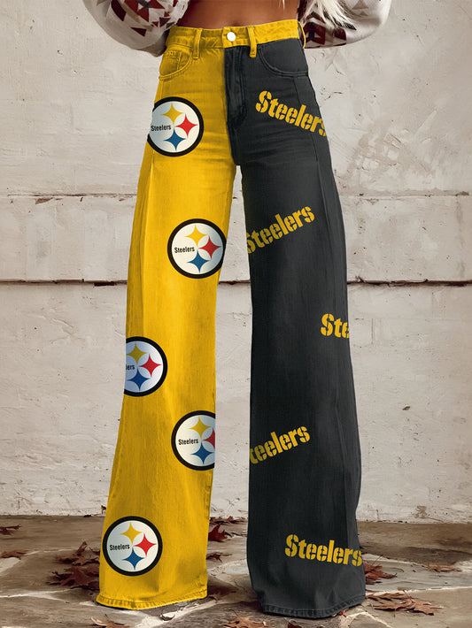 Women's Vintage casual wide LegPants