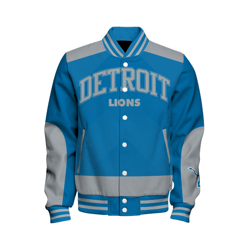Detroit Lions Football Team 2025 - 26 Stay Ahead Of The Trend Unisex Varsity Jacket