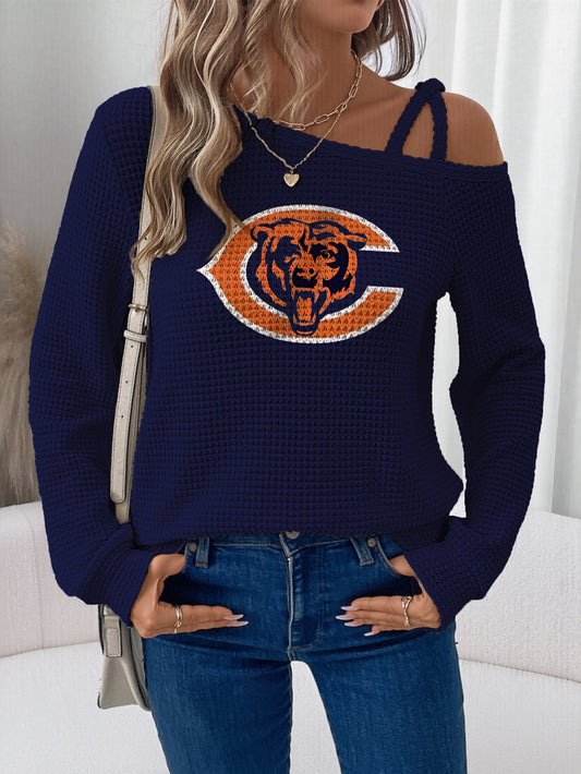 Asymmetric Off-Shoulder Women's Sweatshirt