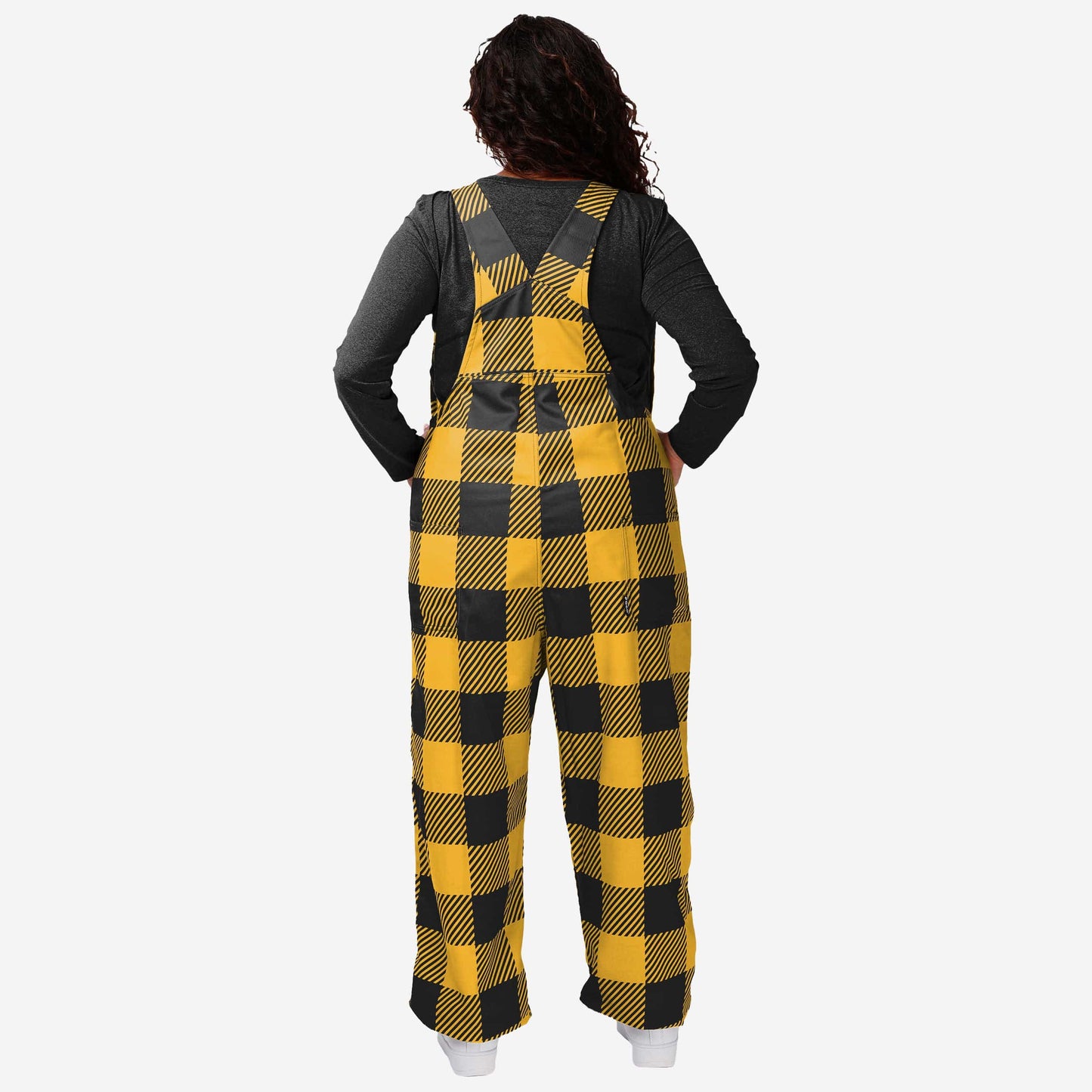 New Womens Plaid Bib Overalls