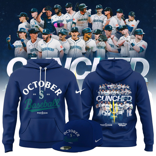 Seattle Mariners 2025 Postseason Collection Hoodie