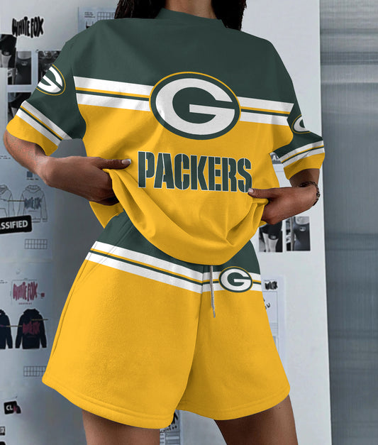 Green Bay Packers Limited Edition Women's T-Shirt & Short Set