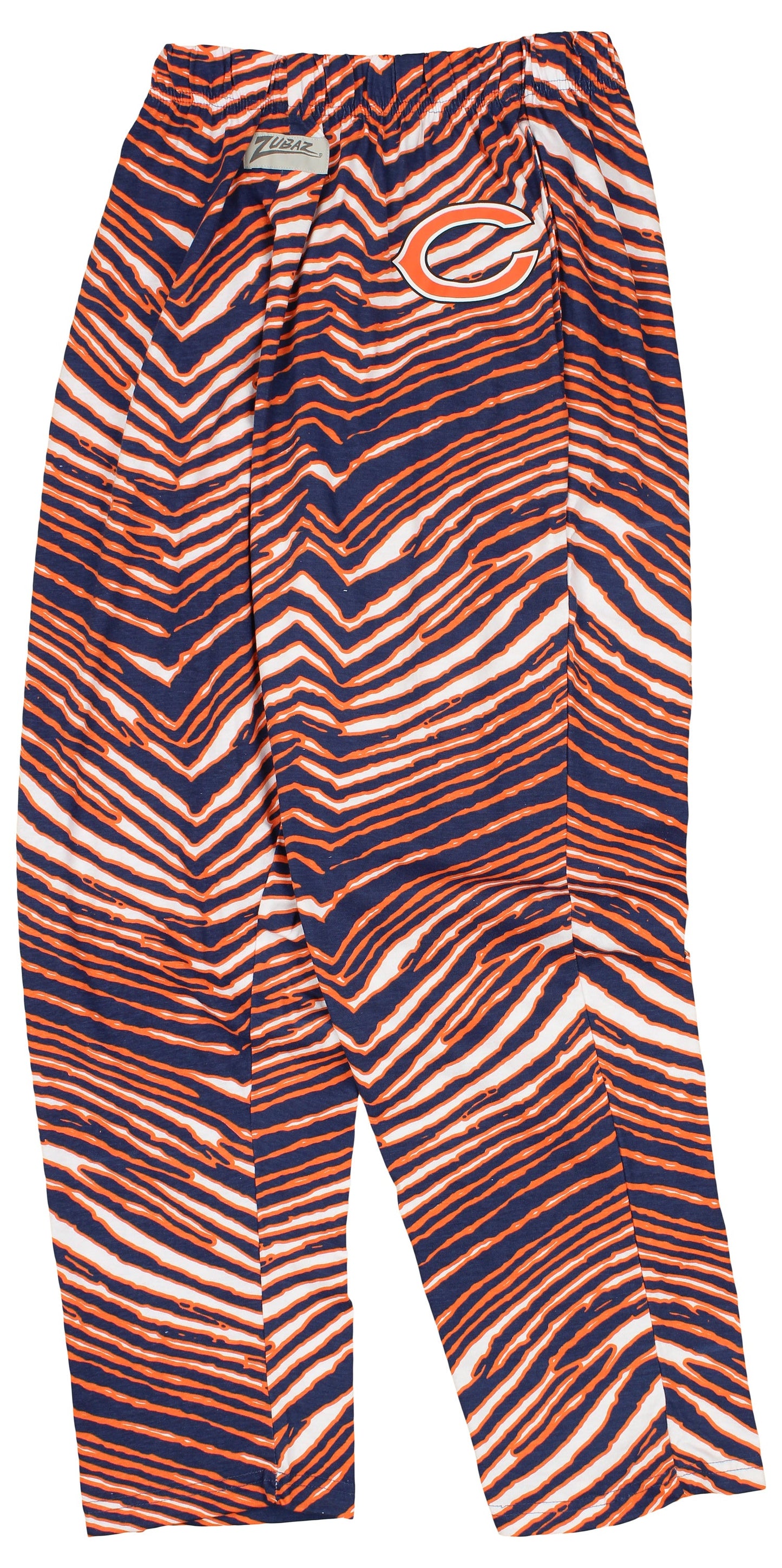 Zubaz Chicago Bears NFL Men's Zebra Left Hip Logo Lounge Pant