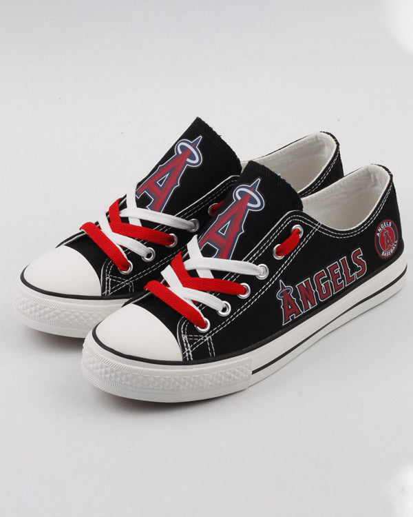 Casual printed low-top canvas shoes unisex