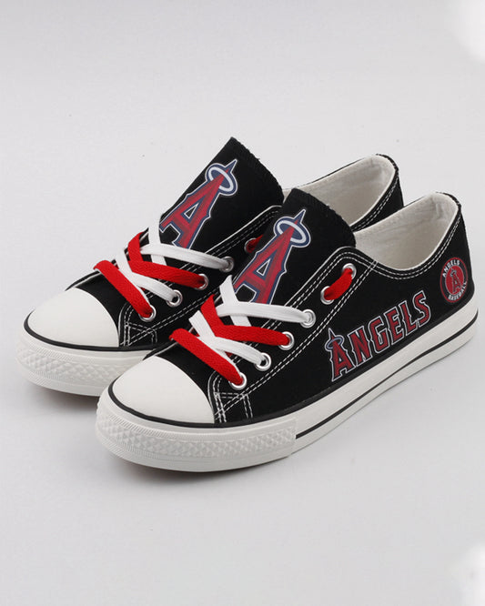 Casual printed low-top canvas shoes unisex