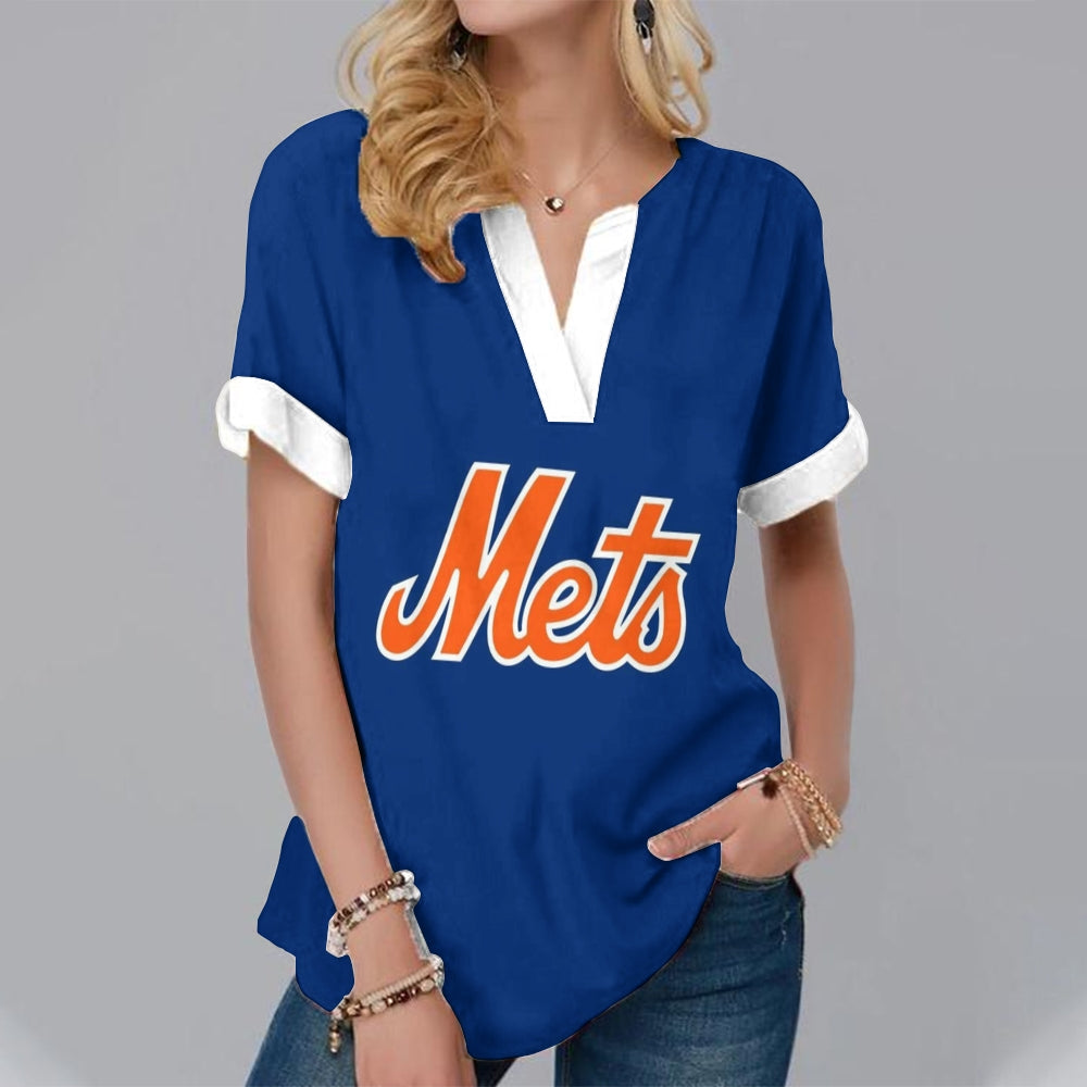 New Fashion Short Sleeve V-Neck Shirt