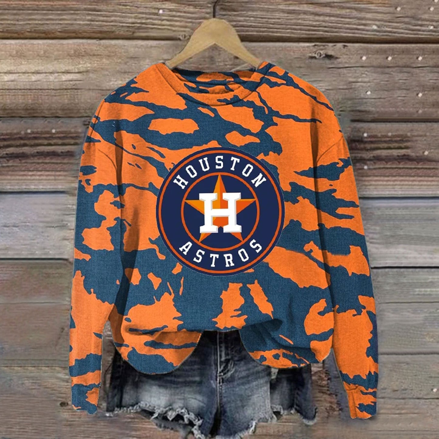 Casual Long Sleeve Vintage Sweatshirt