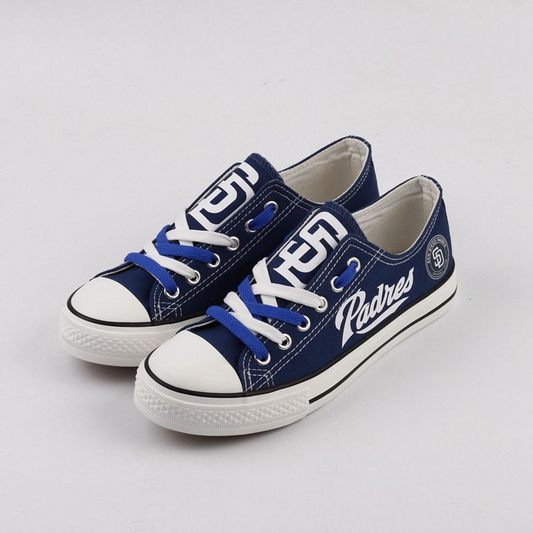 Casual printed low-top canvas shoes unisex