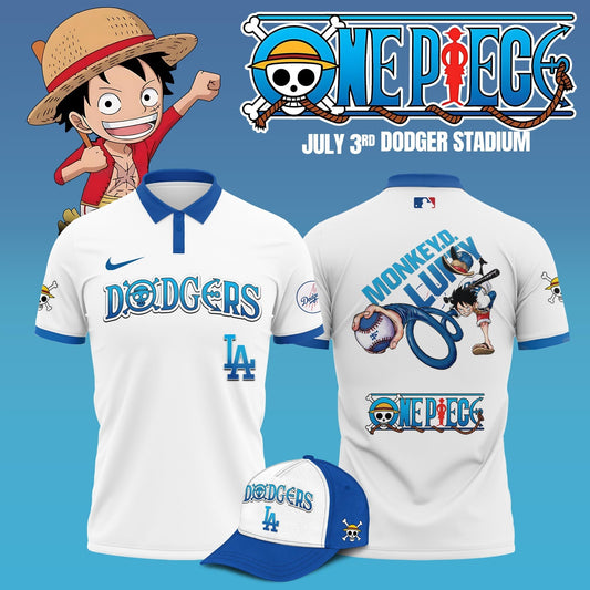 Los Angeles Dodgers x One Piece Night Game 2025 Limited Edition Polo