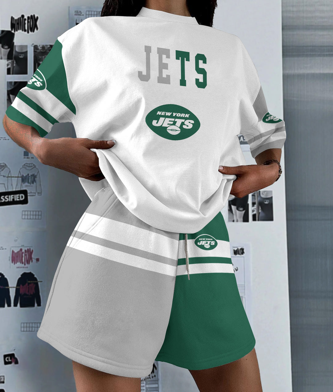 New York Jets  Limited Edition Women's T-Shirt & Short Set