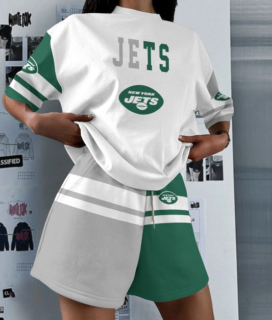 New York Jets  Limited Edition Women's T-Shirt & Short Set