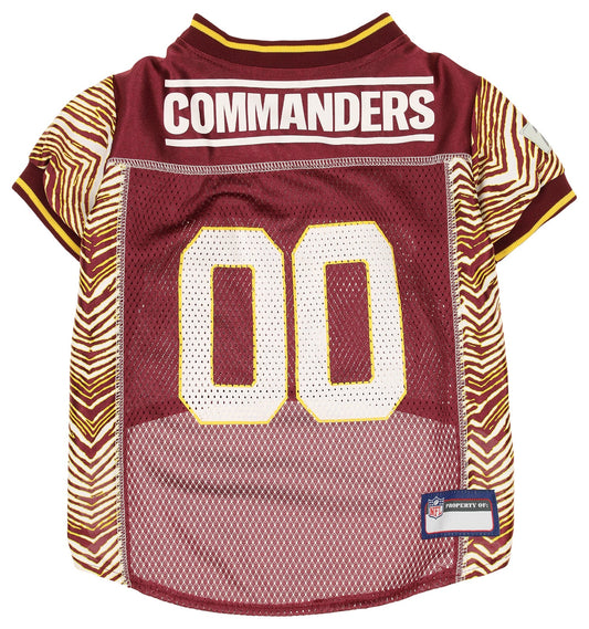 Zubaz X Pets First NFL Washington Commanders Jersey Team Pet Jersey For Dogs
