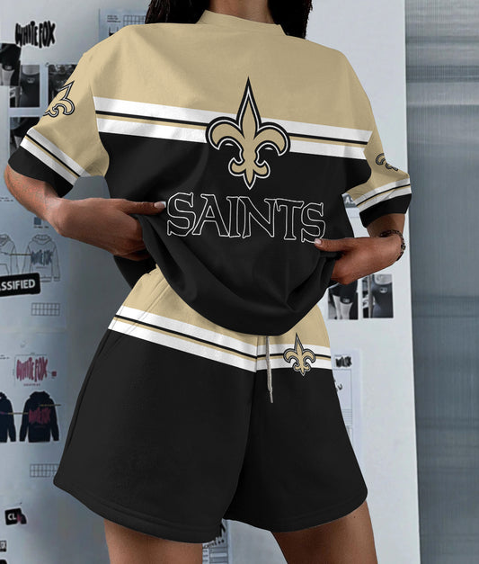New Orleans Saints Limited Edition Women's T-Shirt & Short Set