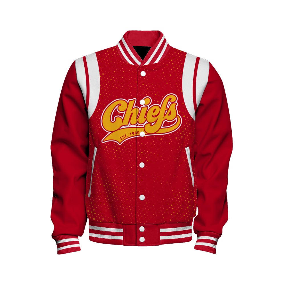 Kansas City Chiefs National Football League 2025 Make Your Mark Unisex Varsity Jacket