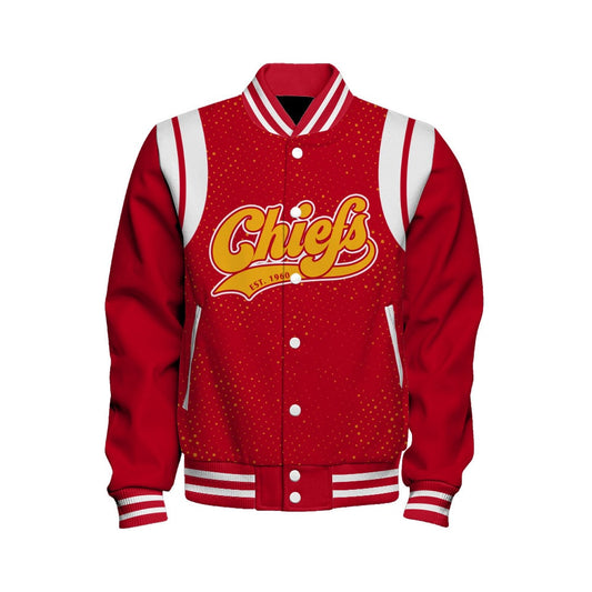 Kansas City Chiefs National Football League 2025 Make Your Mark Unisex Varsity Jacket