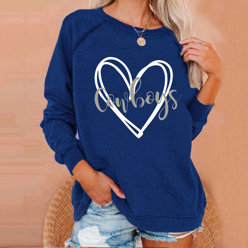 long sleeve printed Pullover