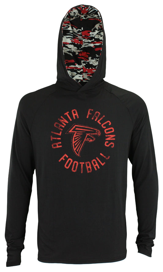 Zubaz NFL Atlanta Falcons Lightweight Mini Camo Hoody