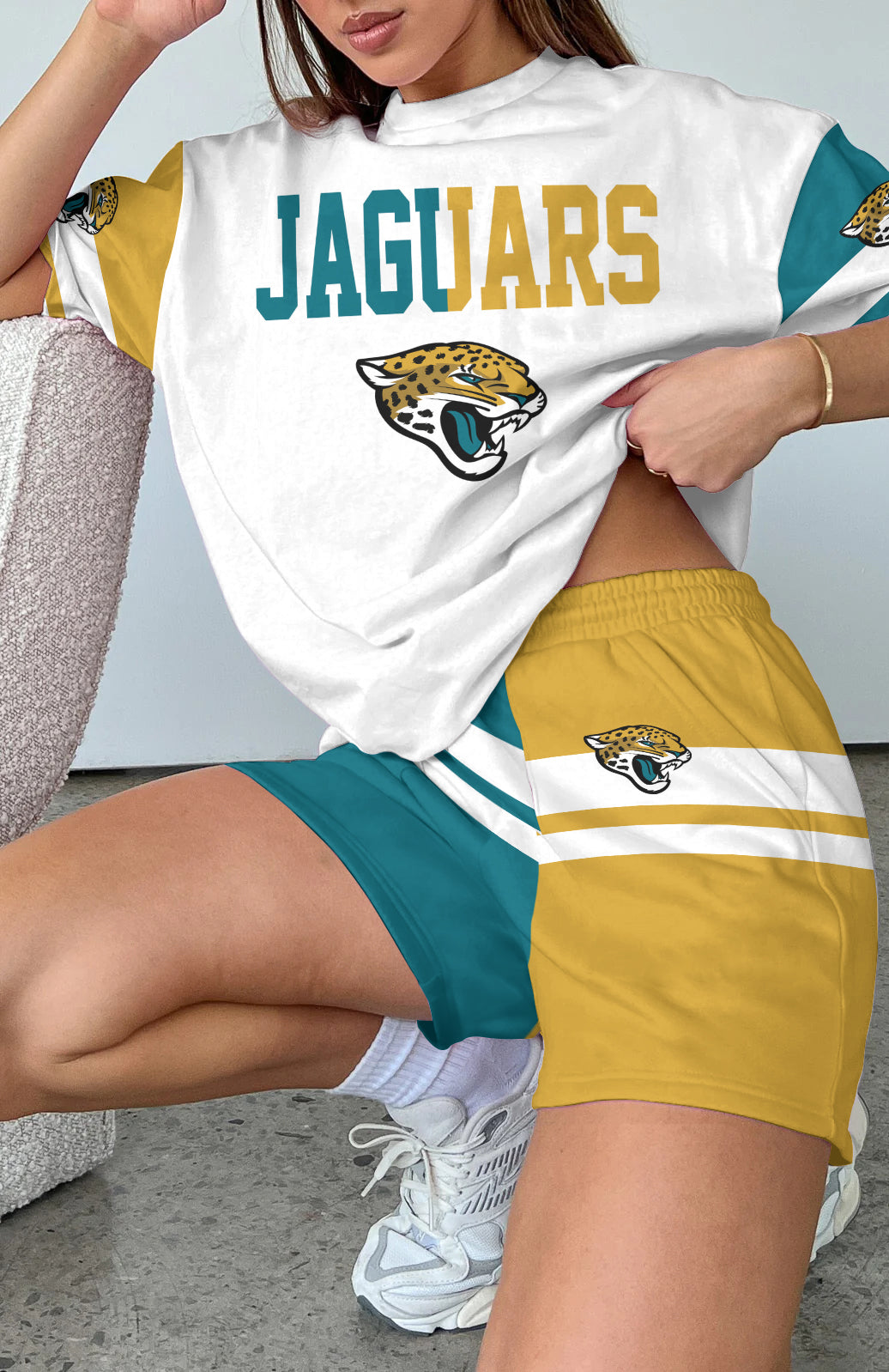 Jacksonville Jaguars Limited Edition Women's T-Shirt & Short Set