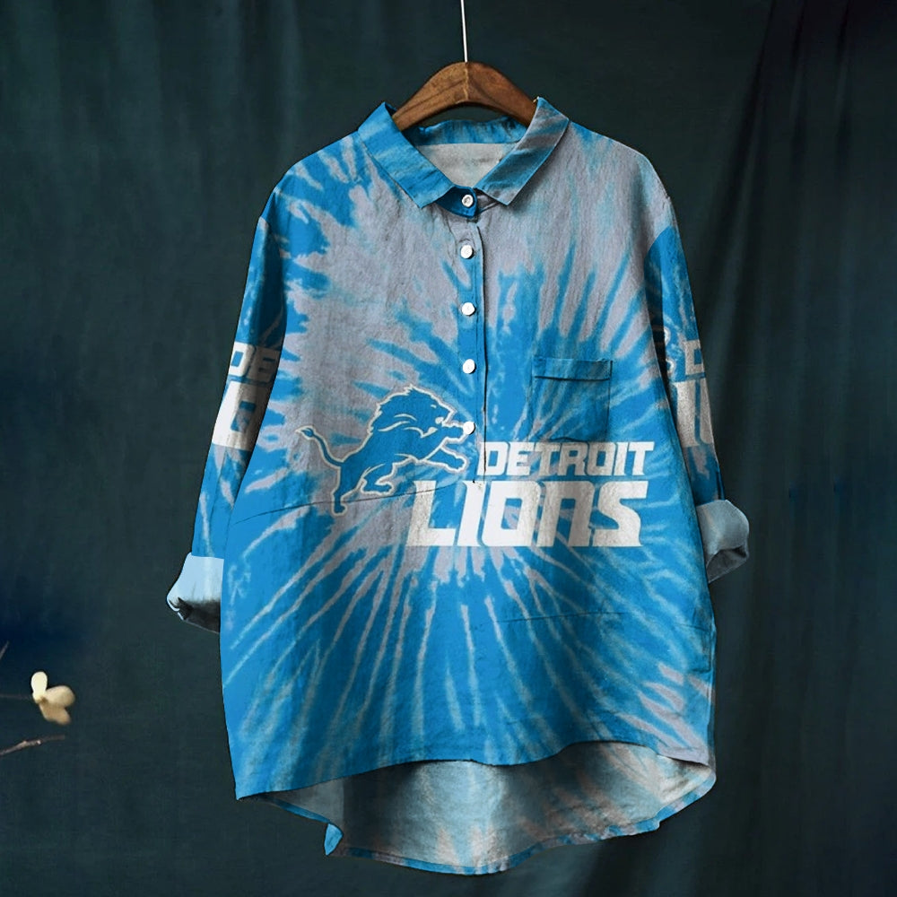 Women's oversized printed casual shirt