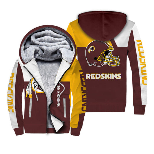 Washington Redskins
Limited Edition Thickened Hooded Fleece Jacket