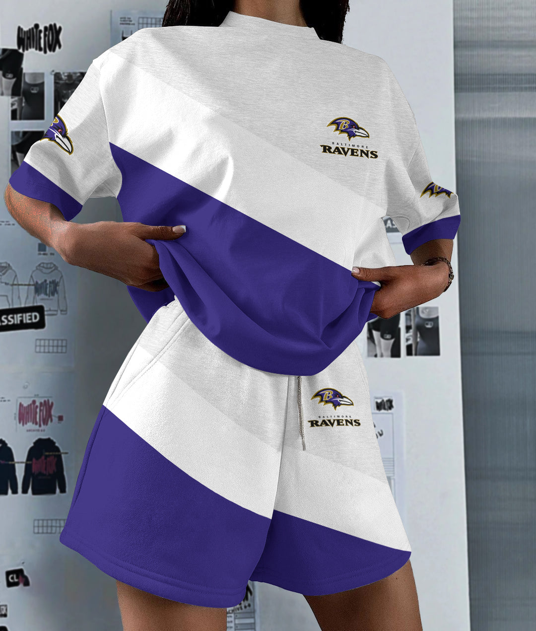 Baltimore Ravens Limited Edition Women's T-Shirt & Short Set