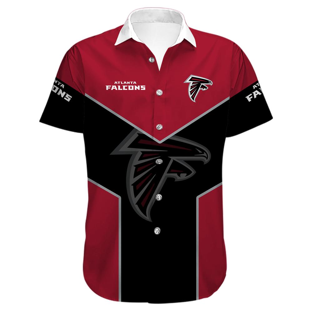 Atlanta Falcons Button Up Tee Shirt