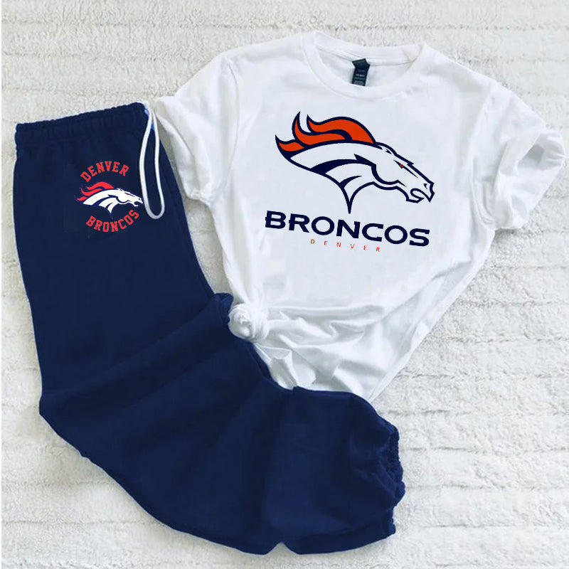 Casual loose fashion printed suit