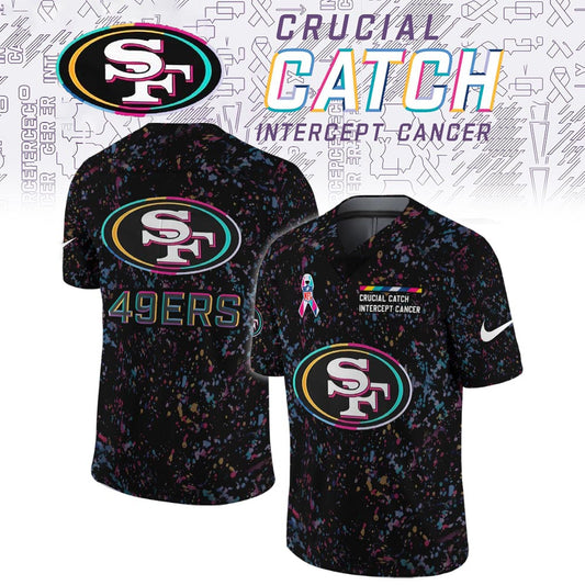 San Francisco 49ers Crucial Catch Limited Football Jersey