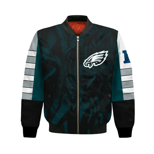 Philadelphia Eagles Football Team 2025 - 26 Wear Your Passion Bomber Jacket