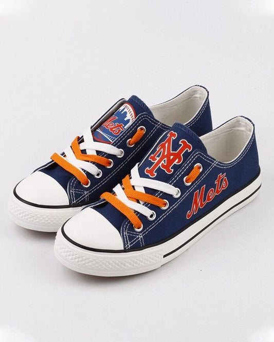 Casual printed low-top canvas shoes unisex