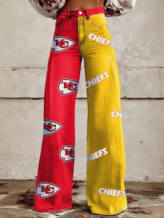 Women's Vintage casual wide LegPants