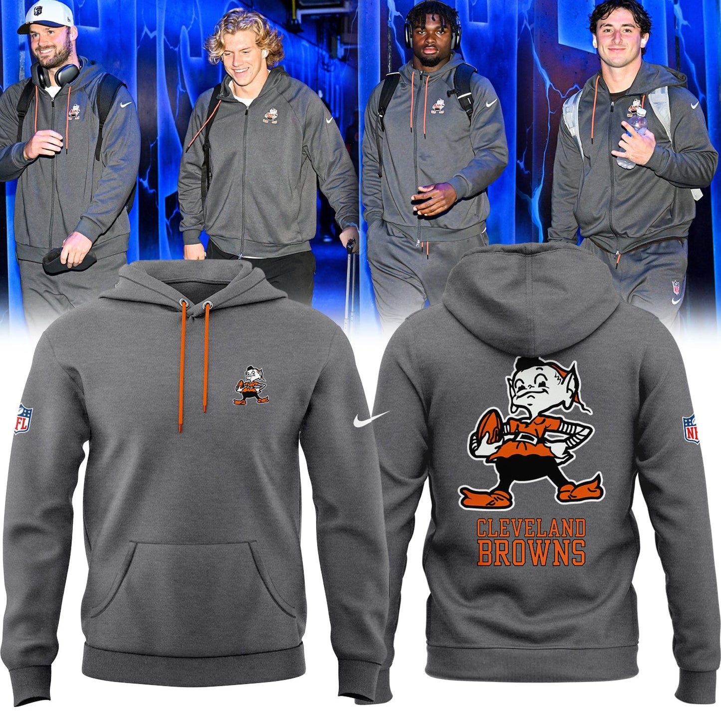 Cleveland Browns Sideline Team Issue Club Men’s Nike Hoodie