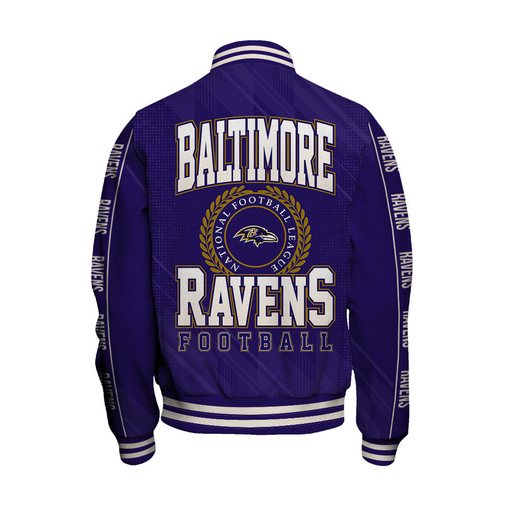 Baltimore Ravens Football Team 2025 - 26 Personality, Outstanding Unisex Varsity Jacket