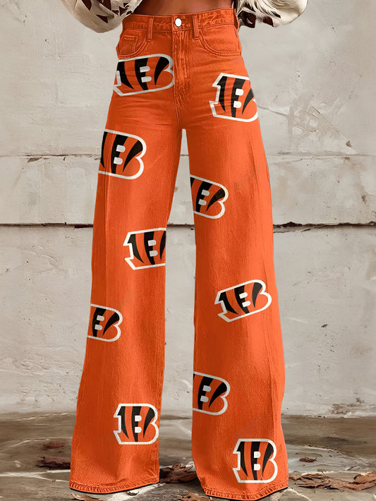 Women's Vintage casual wide LegPants