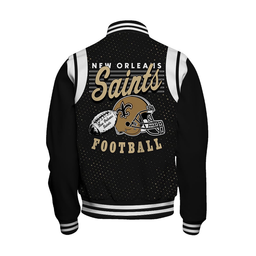 New Orleans Saints National Football League 2025 Make Your Mark Unisex Varsity Jacket