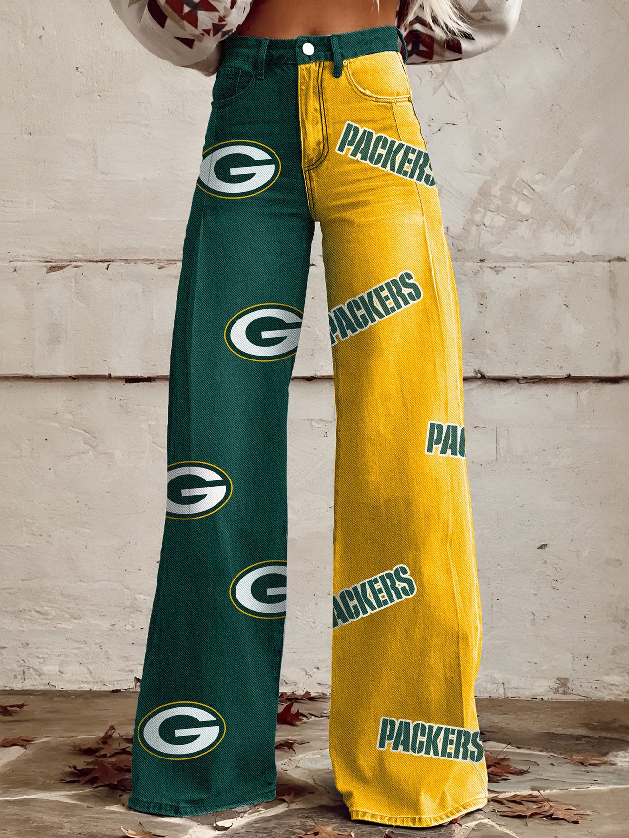 Women's Vintage casual wide LegPants