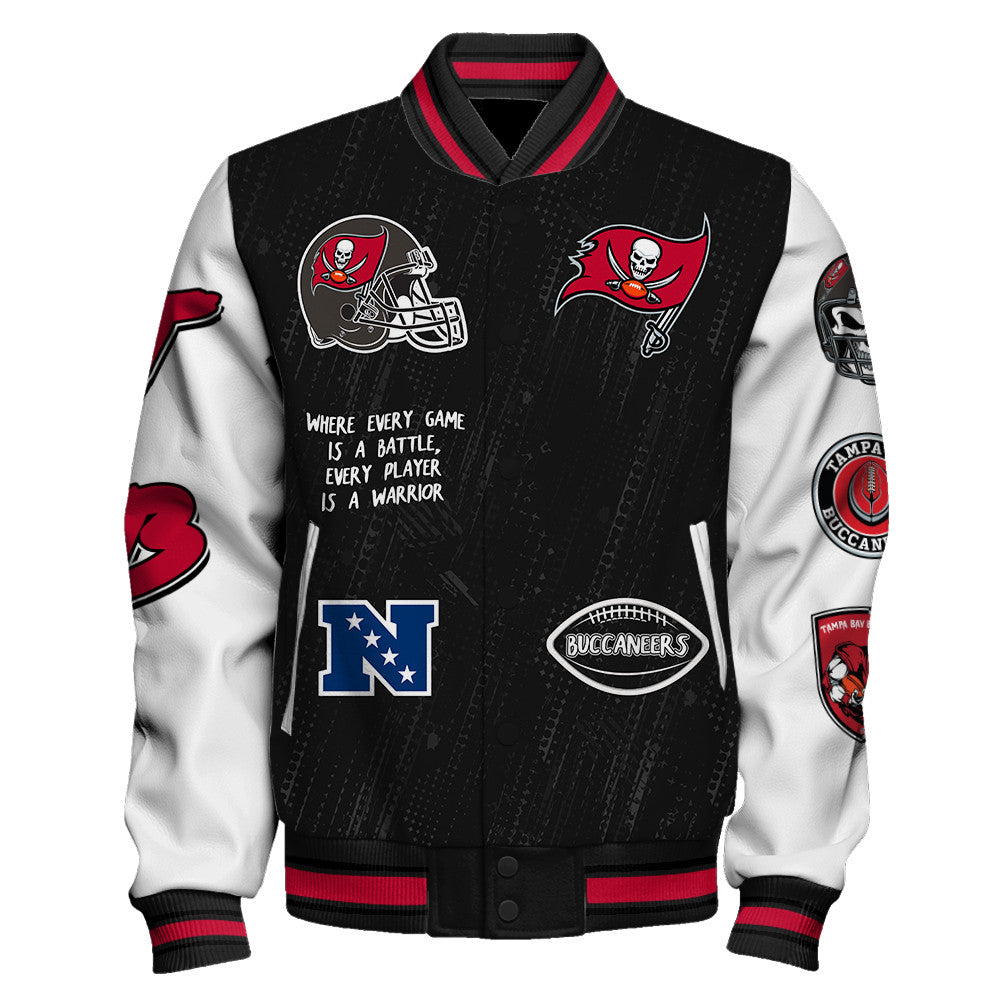 Tampa Bay Buccaneers National Football League Conquer Every Field Unisex Varsity Jacket
